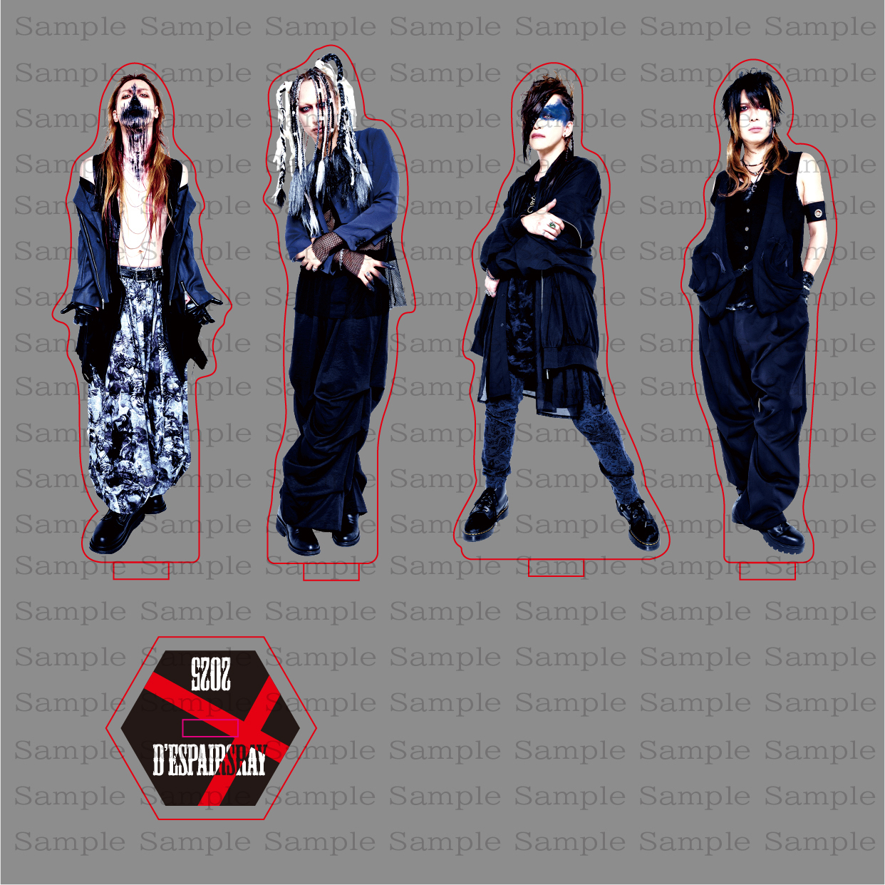 D'ESPAIRSRAY】オンラインショップにてアクリルスタンド予約受付開始